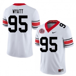 2020 Men #95 Devonte Wyatt Georgia Bulldogs 1980 National Champions 40th Anniversary College Footbal