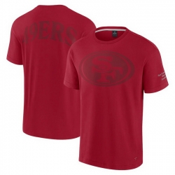 Men Fanatics Scarlet San Francisco 49Ers Elements Iconic T Shirt