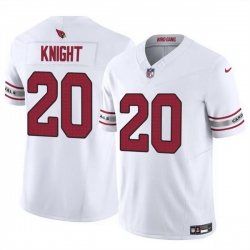 Men Arizona Cardinals 20 Bam Knight White 2025 F U S E  Vapor Untouchable Limited Stitched Jersey