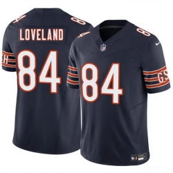Men Chicago Bears 84 Colston Loveland Navy 2025 Draft F U S E  Vapor Untouchable Limited Stitched Football Jersey