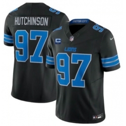 Toddler Detroit Lions 97 Aidan Hutchinson Black 2024 F U S E 2nd Alternate Vapor Limited Stitched Jersey