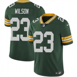 Men Green Bay Packers 23 Emanuel Wilson Green 2025 Vapor Untouchable Limited Stitched Football Jersey