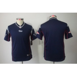 Youth Nike New England Patriots Blank Blue Color[Youth Limited Jerseys]
