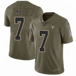 Men New Orleans Saints Taysom Hill #3 Nike Salute To Service Stitched Jersey