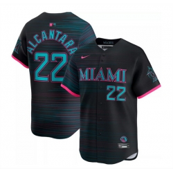Youth Miami Marlins ACTIVE PLAYER Custom Black 2025 City Connect Limited Stitched Baseball Jersey
