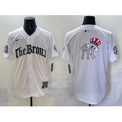 Men New York Yankees Team Big Logo White  27Gothic Legacy Edition 27 Vapor Premier Limited Stitched Baseball Jersey 004