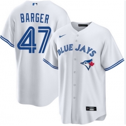 Men Toronto Blue Jays 47 Addison Barger Cool Base Stitched Baseball Jersey White