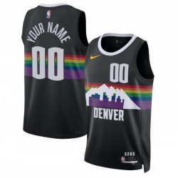 Denver Nuggets Nike Unisex 2025 2026 City Edition Swingman Custom Jersey Black