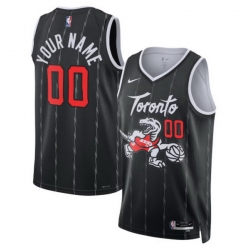 Toronto Raptors Nike Unisex 2025 2026 City Edition Swingman Custom Jersey Black