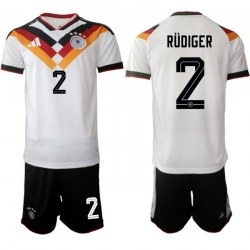 Germany 2026 FIFA World Cup Soccer Jersey White #2 RUDIDER