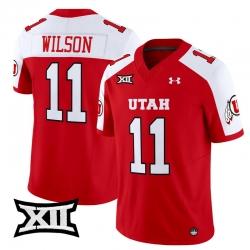 Men Women Youth Utah Utes 11 Isaac Wilson Red Alternate 2024 Vapor Limited Jersey All Stitched