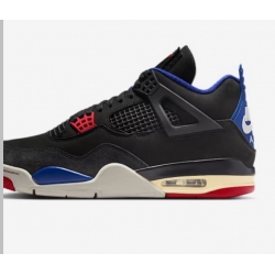 Men Air Jordan 4 Black Retro Fashion Shoes 25AS5