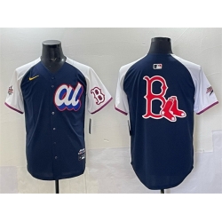 Men American League Boston Red Sox Team Big Logo Navy Alternate 2025 All Star Edition Limited Stitched Baseball Jersey