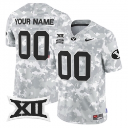 Men Women Youth BYU Cougars 2024 Salute to Service Vapor Limited Custom Jersey All Stitched Arctic Camo