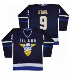 MIGHY DUCKS D2 TEAM ICELAND GUNNER STAHL JERSEY #9