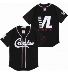 Men Blakc Crenshaw Editon Blank Jersey Men Blakc Crenshaw Editon Blank Jersey