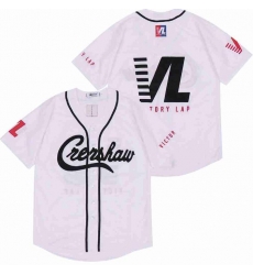 Men White Crenshaw Editon VL Blank Jersey Men White Crenshaw Editon VL Blank Jersey