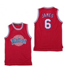 Tune Squad Space Movie jersey Red 6 Lebron James Tune Squad Space Movie jersey Red 6 Lebron James