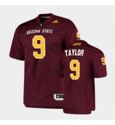 Men Arizona State Sun Devils D.J. Taylor College Football Maroon Premier Jersey Men Arizona State Sun Devils D.J. Taylor College Football Maroon Premier Jersey
