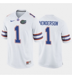 Florida Gators Cj Henderson White Away Men'S Jersey Florida Gators Cj Henderson White Away Men'S Jersey