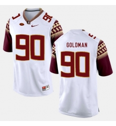 Florida State Seminoles Eddie Goldman College Football White Jersey Florida State Seminoles Eddie Goldman College Football White Jersey
