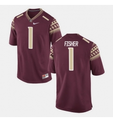 Florida State Seminoles Jimbo Fisher Alumni Football Game Garnet Jersey Florida State Seminoles Jimbo Fisher Alumni Football Game Garnet Jersey