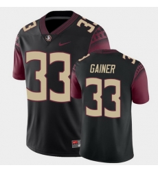Men Florida State Seminoles Amari Gainer College Football Black Alternate Game Jersey Men Florida State Seminoles Amari Gainer College Football Black Alternate Game Jersey