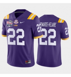 LSU Tiger Clyde Edwards Helaire Purple Away Men'S Jersey LSU Tiger Clyde Edwards Helaire Purple Away Men'S Jersey