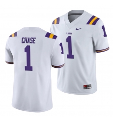 LSU Tiger Ja'Marr Chase White College Football Men'S Jersey LSU Tiger Ja'Marr Chase White College Football Men'S Jersey