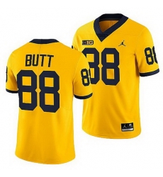 Michigan Wolverines Jake Butt Maize National Award Winner Men Jersey Michigan Wolverines Jake Butt Maize National Award Winner Men Jersey