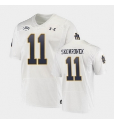 Men Notre Dame Fighting Irish Ben Skowronek Replica White College Football Playoff Jersey Men Notre Dame Fighting Irish Ben Skowronek Replica White College Football Playoff Jersey