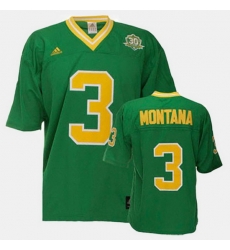 Men Notre Dame Fighting Irish Joe Montana College Football Green Jersey Men Notre Dame Fighting Irish Joe Montana College Football Green Jersey