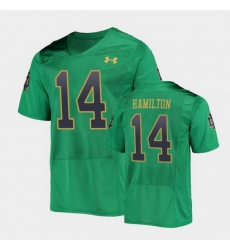 Men Notre Dame Fighting Irish Kyle Hamilton College Football Green Replica Jersey Men Notre Dame Fighting Irish Kyle Hamilton College Football Green Replica Jersey