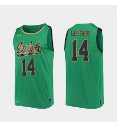 Men Notre Dame Fighting Irish Nate Laszewski Replica Kelly Green College Basketball 2019 20 Jersey Men Notre Dame Fighting Irish Nate Laszewski Replica Kelly Green College Basketball 2019 20 Jersey