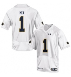Men Under Armour 1 Replica White Jersey Men Under Armour 1 Replica White Jersey