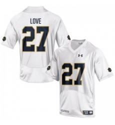 Men Under Armour 27 Limited White Julian Love Notre Dame Fighting Irish Alumni Football Jersey Men Under Armour 27 Limited White Julian Love Notre Dame Fighting Irish Alumni Football Jersey