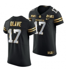 Ohio State Buckeyes Chris Olave Black 2021 College Football Playoff Championship Golden Authentic Jersey Ohio State Buckeyes Chris Olave Black 2021 College Football Playoff Championship Golden Authentic Jersey