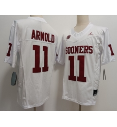 Oklahoma Sooners #11 Jackson Arnold White F U S E Jersey Oklahoma Sooners #11 Jackson Arnold White F U S E Jersey