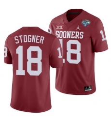 Oklahoma Sooners Austin Stogner Crimson 2020 Cotton Bowl Classic College Football Jersey Oklahoma Sooners Austin Stogner Crimson 2020 Cotton Bowl Classic College Football Jersey