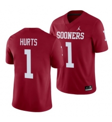 Oklahoma Sooners Jalen Hurts Crimson Alumni Men'S Jersey Oklahoma Sooners Jalen Hurts Crimson Alumni Men'S Jersey