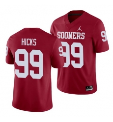 Oklahoma Sooners Marcus Hicks Crimson Alumni Men'S Jersey Oklahoma Sooners Marcus Hicks Crimson Alumni Men'S Jersey
