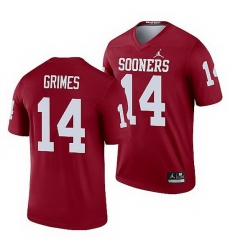 Oklahoma Sooners Reggie Grimes Crimson Legend Men'S Jersey Oklahoma Sooners Reggie Grimes Crimson Legend Men'S Jersey