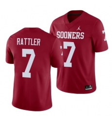 Oklahoma Sooners Spencer Rattler Crimson Alumni Men'S Jersey Oklahoma Sooners Spencer Rattler Crimson Alumni Men'S Jersey
