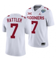 Oklahoma Sooners Spencer Rattler White 2020 Cotton Bowl Classic College Football Jersey Oklahoma Sooners Spencer Rattler White 2020 Cotton Bowl Classic College Football Jersey