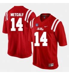 D.K. Metcalf Red Ole Miss Rebels Alumni Football Game Jersey D.K. Metcalf Red Ole Miss Rebels Alumni Football Game Jersey