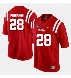 D'Vaughn Pennamon Red Ole Miss Rebels Alumni Football Game Jersey D'Vaughn Pennamon Red Ole Miss Rebels Alumni Football Game Jersey