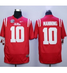 Durable Rebels #10 Eli Manning Red Stitched NCAA Jersey Durable Rebels #10 Eli Manning Red Stitched NCAA Jersey