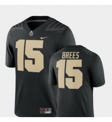 Men Purdue Boilermakers Drew Brees Black Alumni Football Game 2018 Jersey Men Purdue Boilermakers Drew Brees Black Alumni Football Game 2018 Jersey