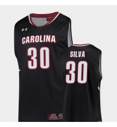 Men South Carolina Gamecocks Chris Silva Black Replica College Basketball Jersey Men South Carolina Gamecocks Chris Silva Black Replica College Basketball Jersey