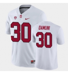 Men Stanford Cardinal Levani Damuni Game White College Football Jersey Men Stanford Cardinal Levani Damuni Game White College Football Jersey